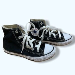 Converse high tops black and white